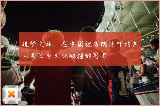 追梦之旅：在中国被活鹅惊吓的黑人基因与文化碰撞的思考