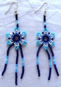 Handmade Colombian Bead Earrings (BE508) | Little Colibri